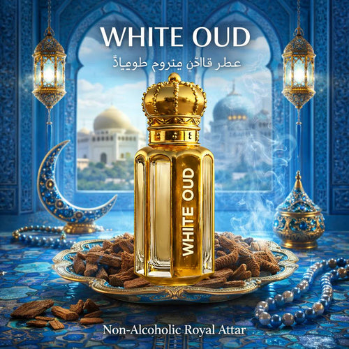 Original White Oud Attar - 15ML + 15 ML (PACK OF 2) (Ramzan Offer)